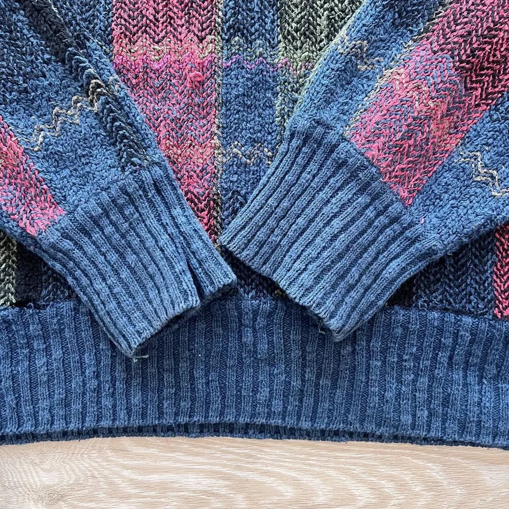 VTG Boston Traders Limited Edition Linen/Cotton Blend Sweater Men's-Size L - Picture 4 of 9